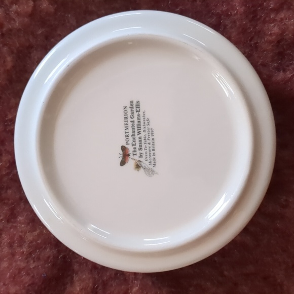 PORTMEIRION* The Enchanted Garden 3pc. Set, mug, plate and bowl. Vintage 1997 - Picture 5 of 13